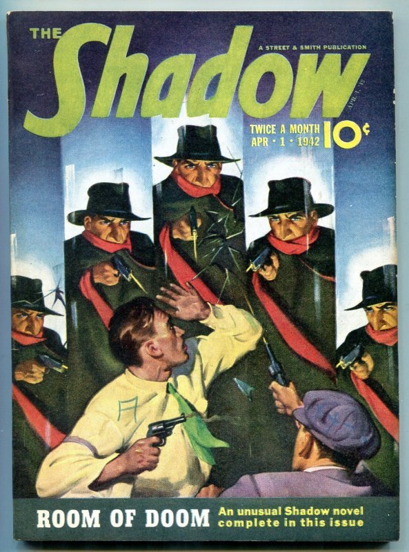 Shadow--April 1942--Pulp Magazine--Street and Smith--VF+ (1942), raw comic book in VF+ condition — front cover