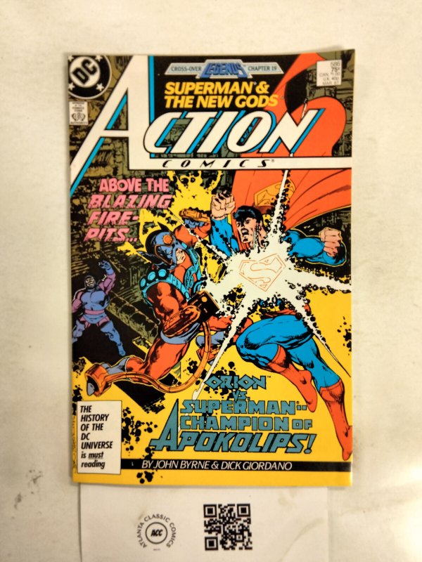 Action Comics #586 (DC Comics), raw, ungraded comic book — front cover