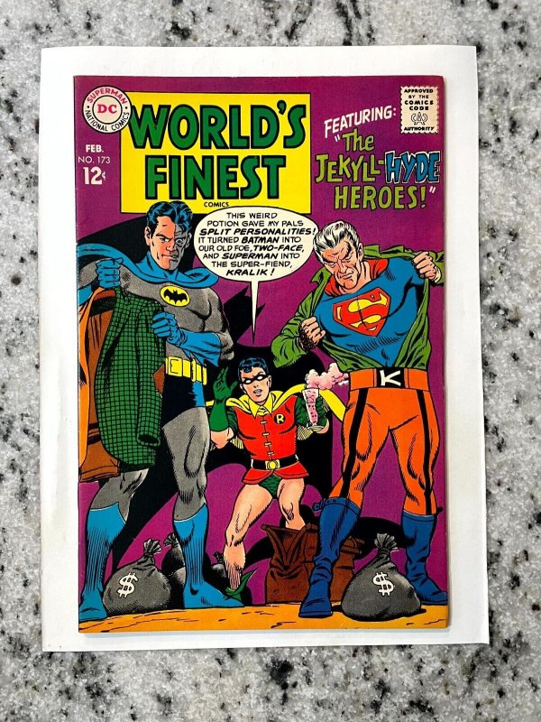 World's Finest Comics #173 (DC Comics, 1968), raw comic book in VF/NM condition — front cover