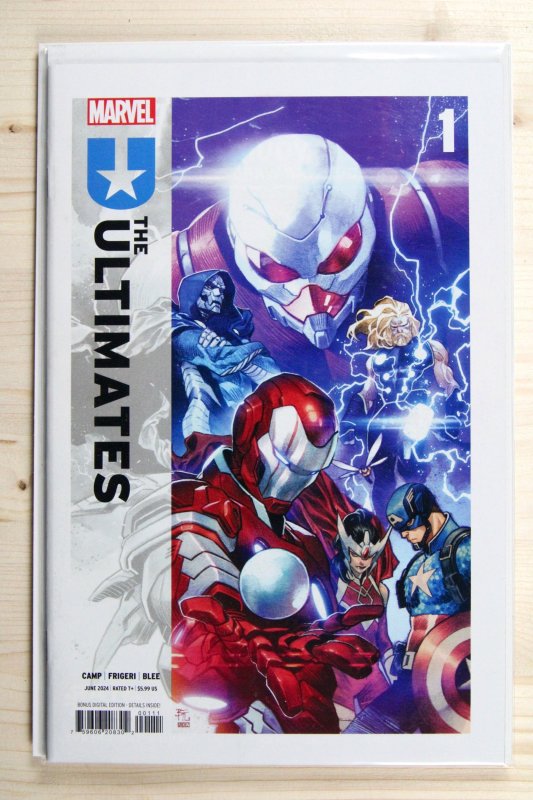 The Ultimates #1 (Marvel Comics, 2024), raw comic book in NM+ 9.6 condition — front cover