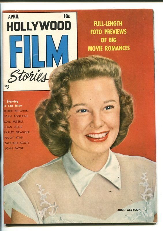 Hollywood Film Stories #1, raw comic book in VF- condition — front cover