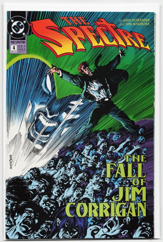 The Spectre #4 (DC Comics, 1993), raw, ungraded comic book — front cover