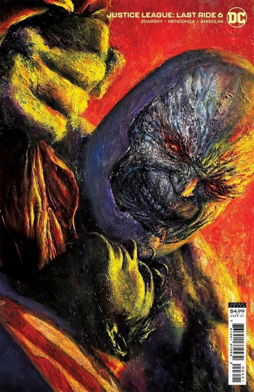 Justice League: Last Ride #6 (2021), raw comic book in VF/NM condition — front cover