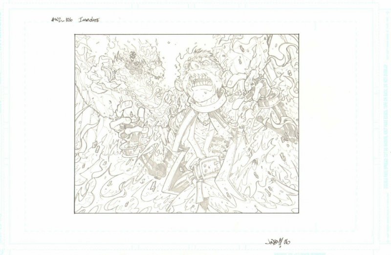 World of Warcraft Trading Card Game Art #106 - 2006 Signed art by Jon Boy (2006), raw, ungraded comic book — front cover