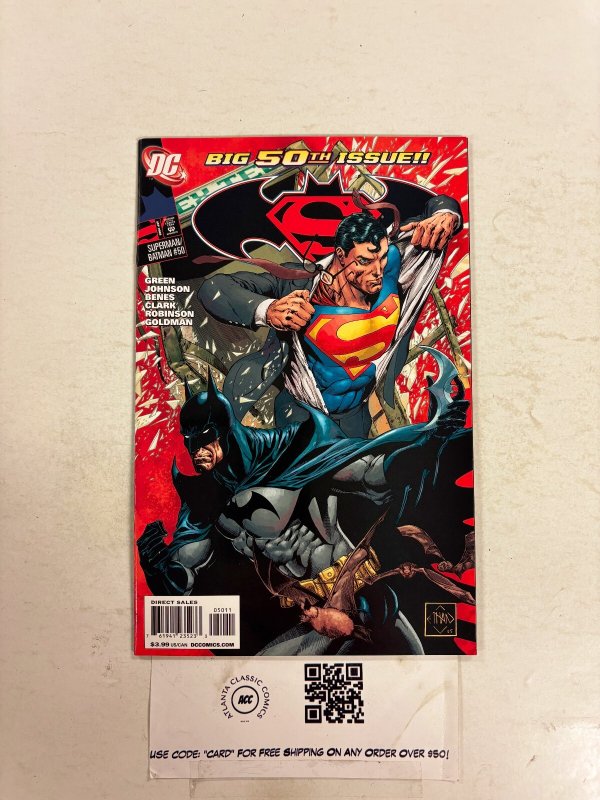 Superman Batman #50 (DC Comics), raw comic book in NM condition — front cover