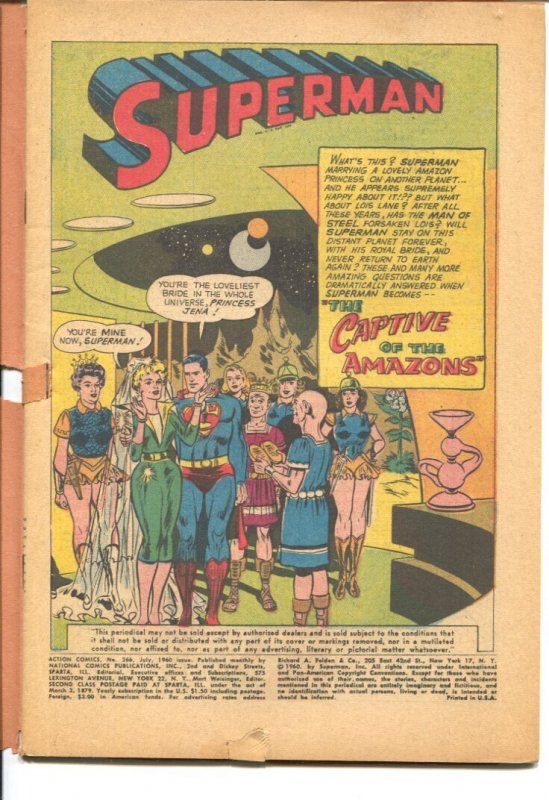 Shoeland Action #266 (DC Comics, 1960), raw, ungraded comic book — front cover
