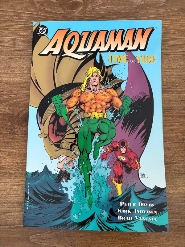 Aquaman Time & Tide DC Comics TPB Graphic Novel Comic Book Flash Batman #10, raw, ungraded comic book — front cover