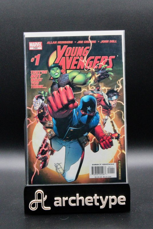Young Avengers #1-12 + One Shot – Marvel (2005) Full Run Set (Marvel Comics, 2005), raw, ungraded comic book — front cover