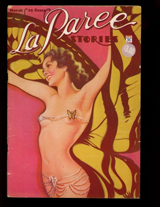 LA Paree Stories - 03/35 -Condition: FN-Lead Author: Robert Leslie Bellem-108980, raw, ungraded comic book — front cover