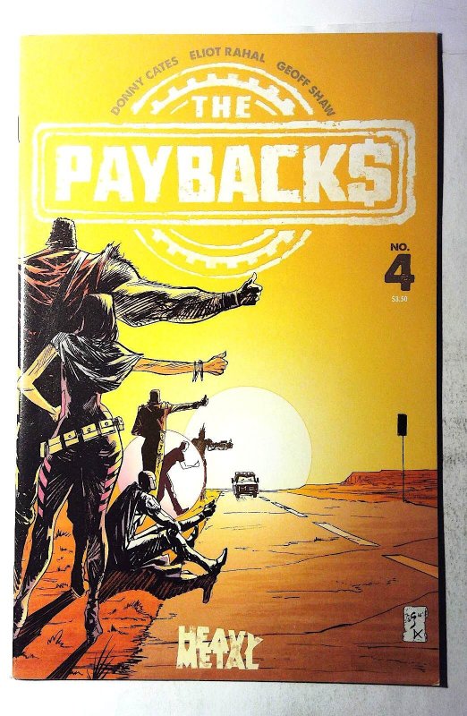 The Paybacks #4 (2016), raw, ungraded comic book — front cover