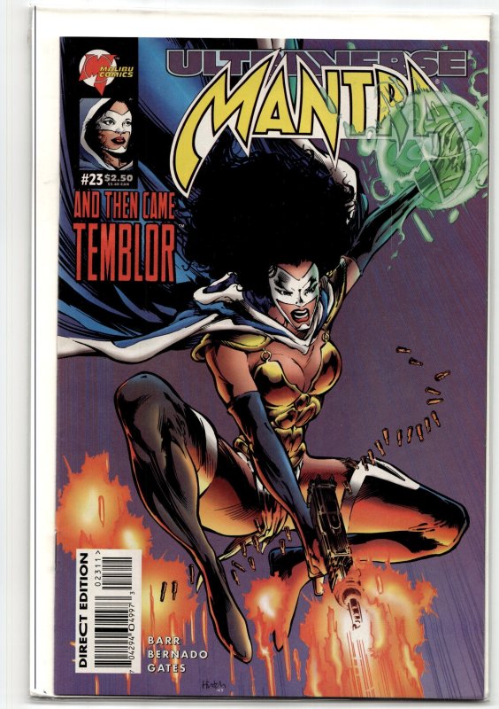Mantra #23 (1995), raw, ungraded comic book — front cover