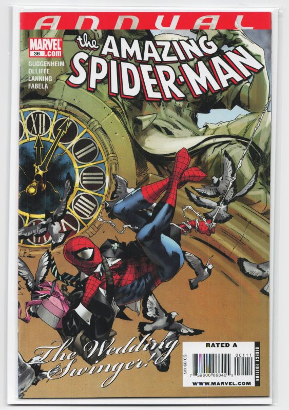 The Amazing Spider-Man Annual #36 (Marvel Comics, 2009), raw, ungraded comic book — front cover