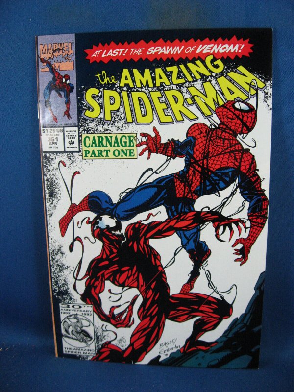 Amazing Spider-Man #361 (Marvel Comics, 1992), raw comic book in VF condition — front cover