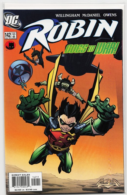Robin #142 (DC Comics, 2005), raw, ungraded comic book — front cover