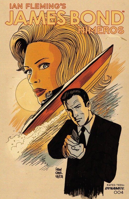 James Bond: Himeros #4 (Dynamite Entertainment, 2021), raw comic book in VF condition — front cover