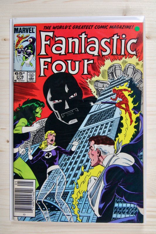Fantastic Four #278 (Marvel Comics, 1985), raw comic book in VF+ 8.5 condition — front cover
