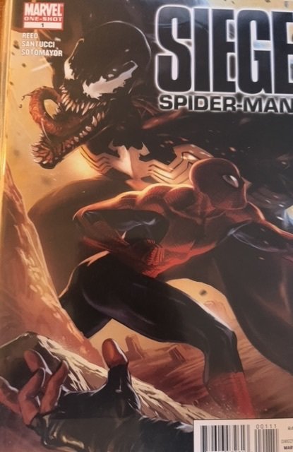 Siege: Spider-Man (2010) (2010), raw, ungraded comic book — front cover