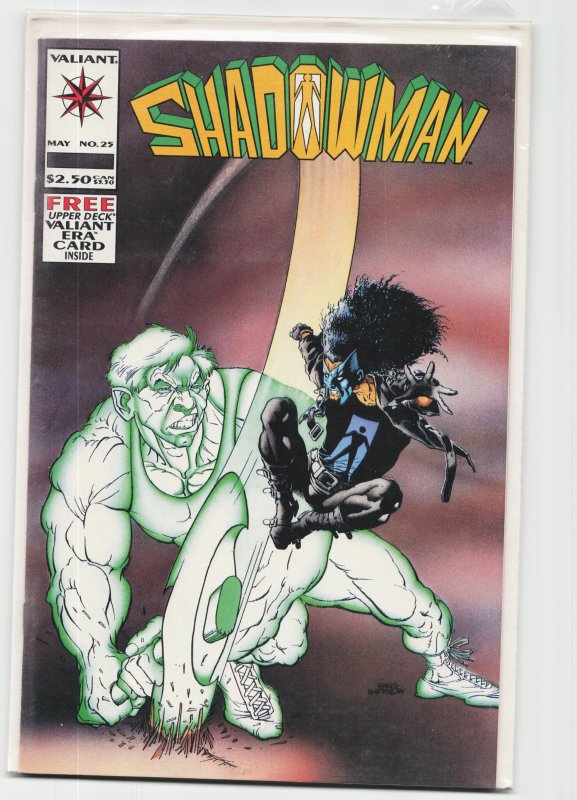 Shadowman #25 (Valiant Comics, 1994), raw, ungraded comic book — front cover