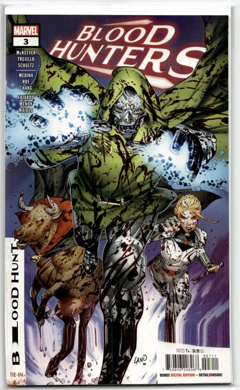 Blood Hunters #3 (Marvel Comics, 2024), raw, ungraded comic book — front cover