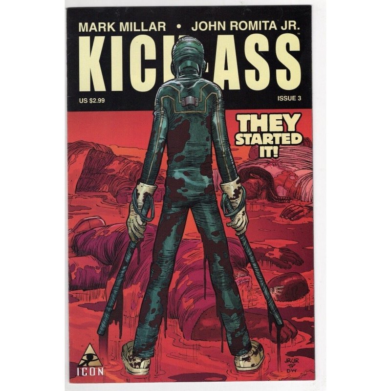 Kick-Ass #3 (2008), raw comic book in VF/NM 9.0 condition — front cover