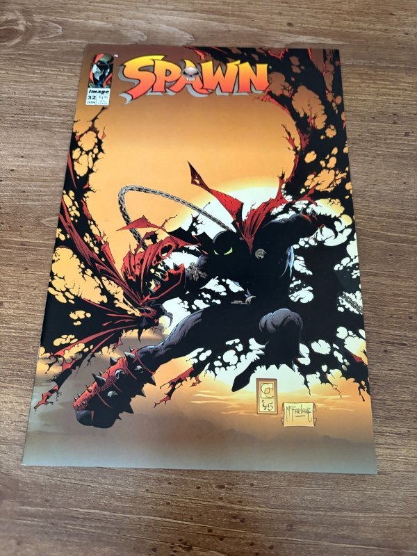 Spawn #32 (Image Comics, 1995), raw comic book in NM condition — front cover