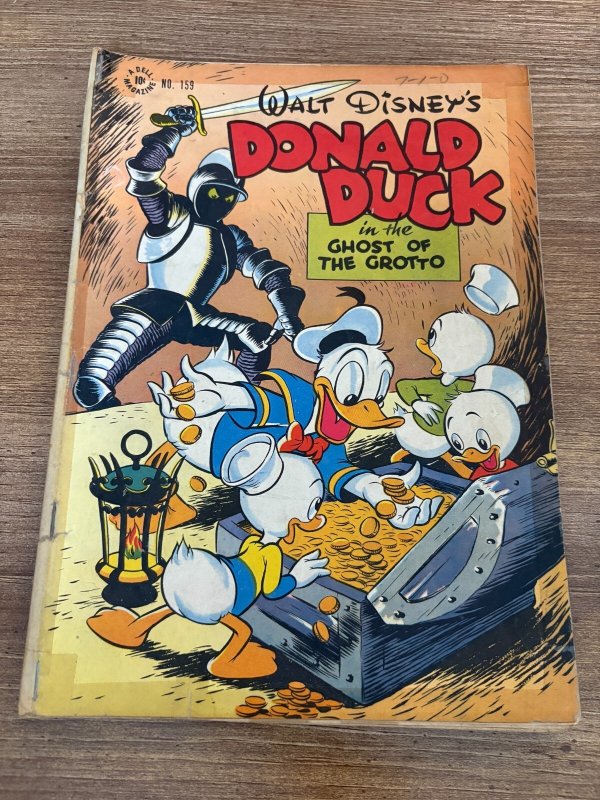 Four Color #159 (Dell Comics, 1947), raw comic book in VG- condition — front cover