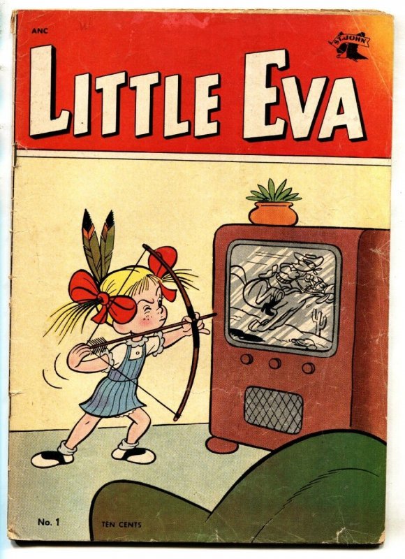 Little Eva #1 (St. John Publications, 1952), raw, ungraded comic book — front cover