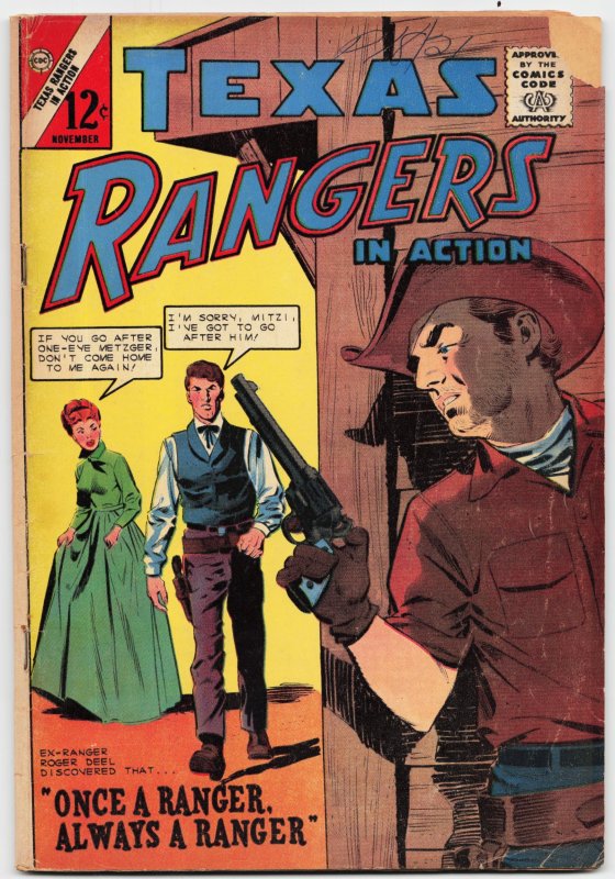 Texas Rangers in Action #47 (DC Comics, 1964), raw, ungraded comic book — front cover
