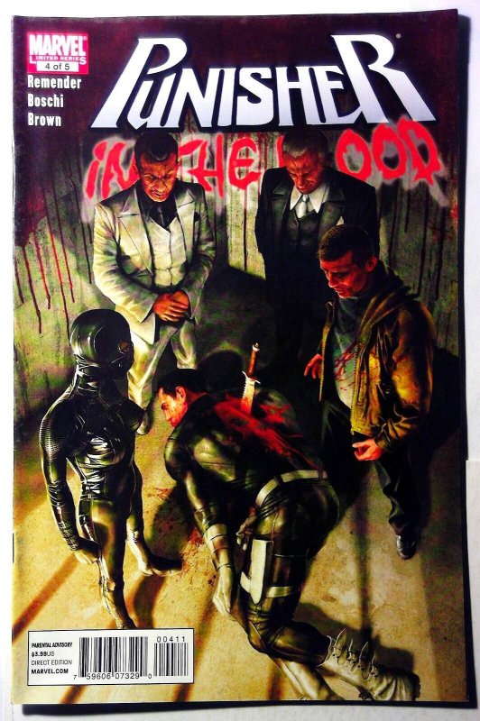 Punisher in the Blood #4 (Marvel Comics, 2011), raw, ungraded comic book — front cover