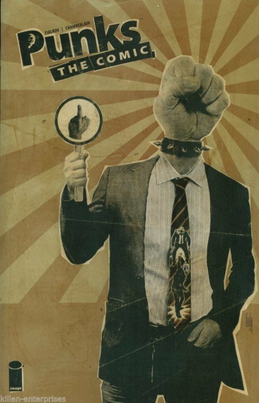 Punks the Comic #3 (Image Comics, 2014), raw, ungraded comic book — front cover