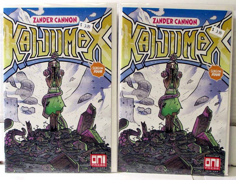 Kaijumax Season 4 Lot of 2 #3 x2 (2018) Oni Press 9.4 NM 1st Print Comic Books (Oni Press, 2018), raw comic book in NM 9.4 condition — front cover
