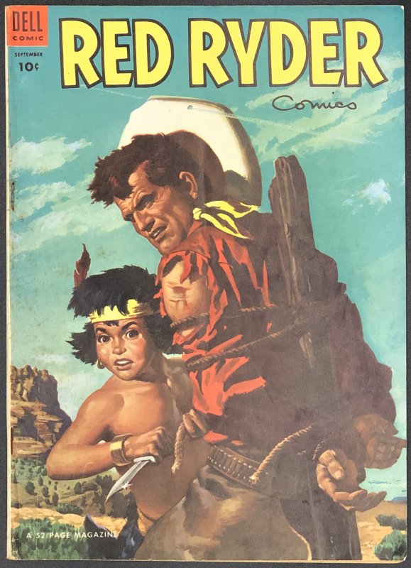 Red Ryder Comics #122 (1953), raw, ungraded comic book — front cover
