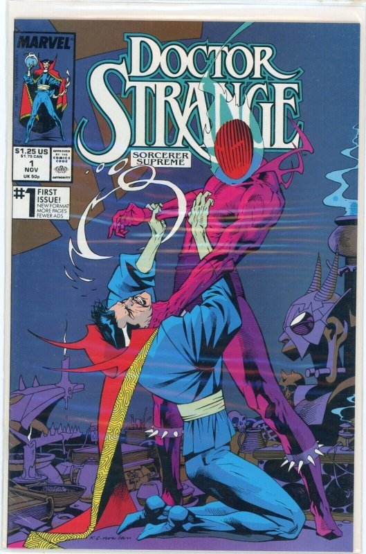 Doctor Strange: Sorcerer Supreme #1 (Marvel Comics, 1988), raw comic book in NM 9.4 condition — front cover