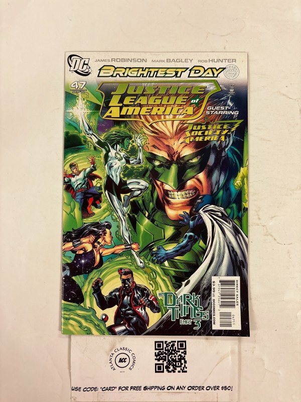 Justice League of America #47 (DC Comics), raw comic book in NM condition — front cover