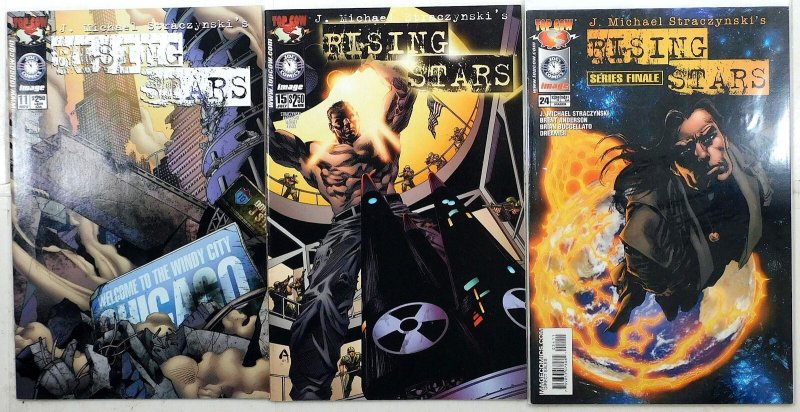 Rising Stars Lot of 3 #11, 15, 24 (2000) Image Comics 1st Print Comic Books (Image Comics, 2000), raw, ungraded comic book — front cover