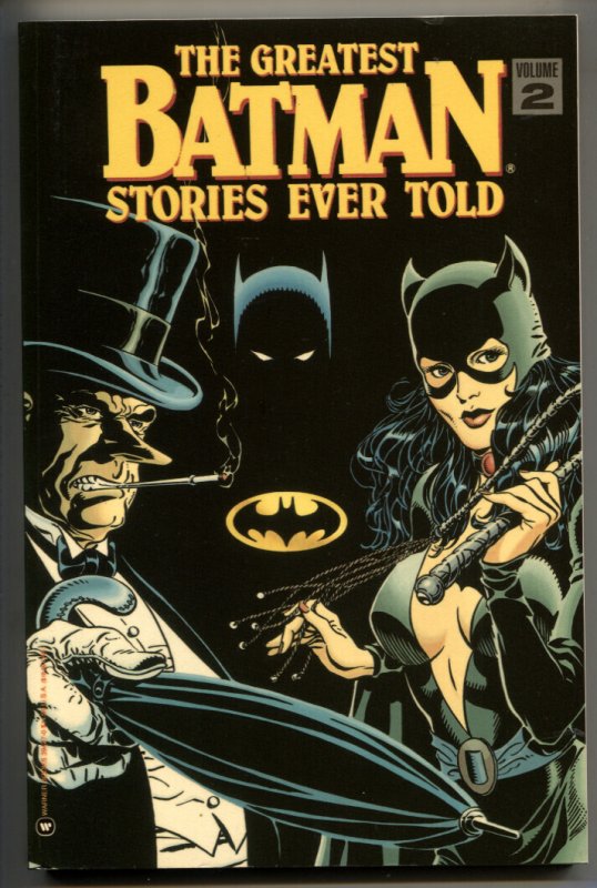 Greatest Batman Stories Ever Told Volume 2 Trade Paperback, raw, ungraded comic book — front cover