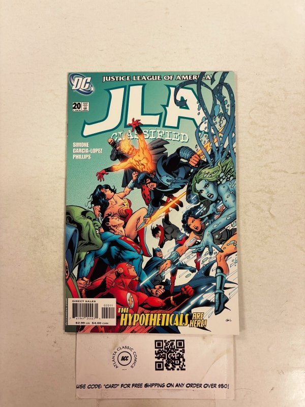 JLA Classified #20 (DC Comics), raw comic book in NM condition — front cover