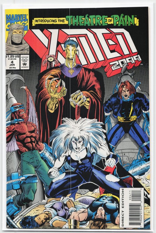X-Men 2099 #4 (Marvel Comics, 1994), raw, ungraded comic book — front cover