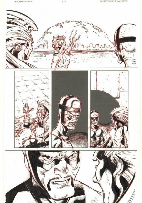 Inhuman Annual #1 (Marvel Comics, 2015), raw, ungraded comic book — front cover