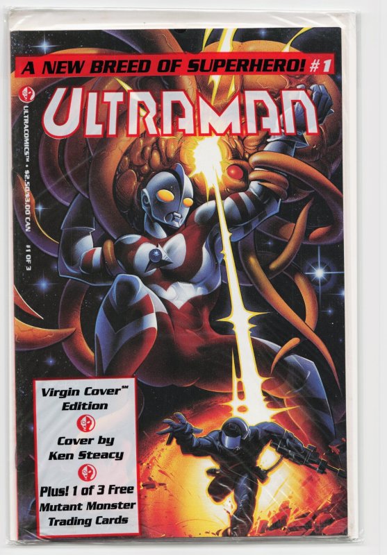 Ultraman #1 (Harvey Comics, 1993), raw, ungraded comic book — front cover