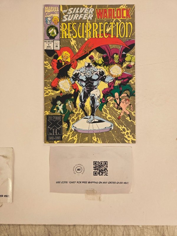 Silver Surfer Warlock #1 (Marvel Comics), raw comic book in NM condition — front cover