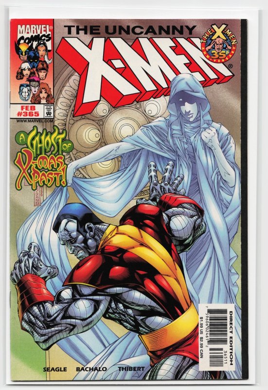 The Uncanny X-Men #365 (Marvel Comics, 1999), raw, ungraded comic book — front cover