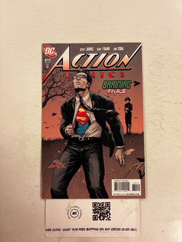 Action Comics #870 (DC Comics), raw comic book in NM condition — front cover