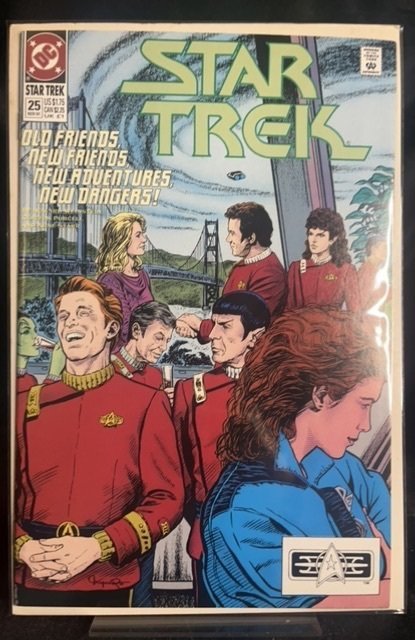 Star Trek #25 (DC Comics, 1991), raw, ungraded comic book — front cover