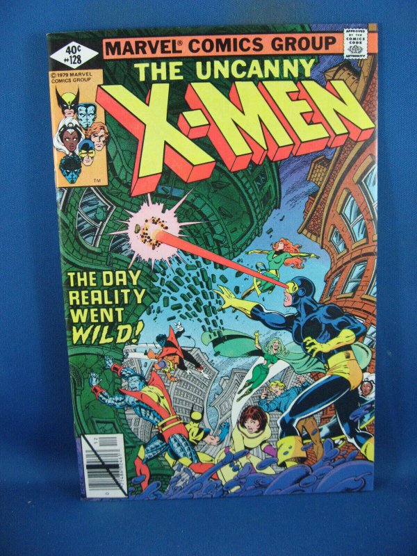 Uncanny X-Men #128 (Marvel Comics, 1979), raw comic book in NM- condition — front cover