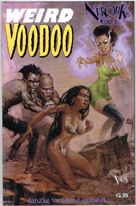 Verotik World #3, raw, ungraded comic book — front cover