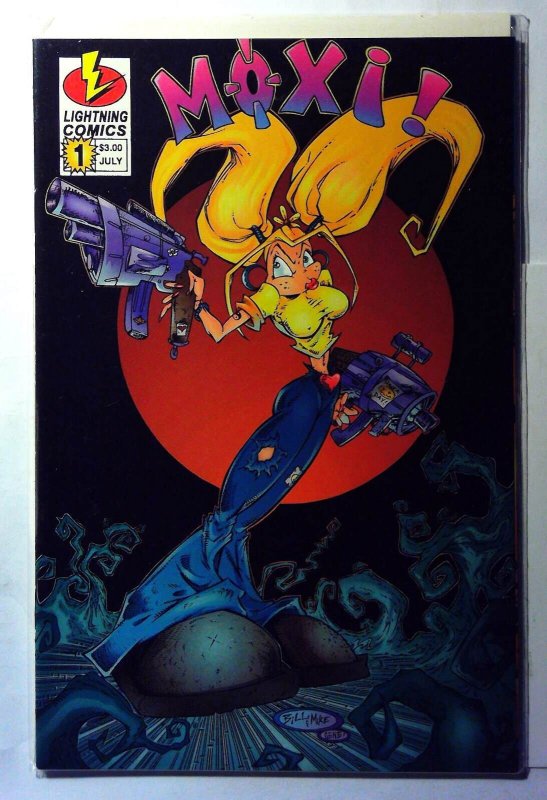 Moxi #1 (1996), raw, ungraded comic book — front cover