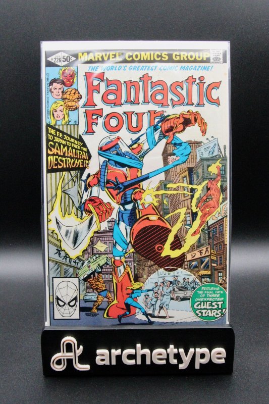 Fantastic Four: The Samurai Destroyer #226 (Marvel Comics, 1981), raw, ungraded comic book — front cover