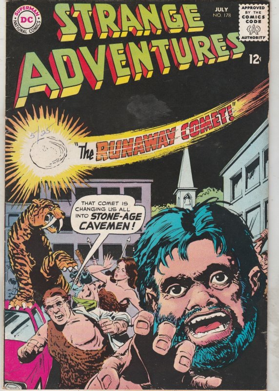 Strange Adventures #178 (DC Comics), comic book — front cover in its holder