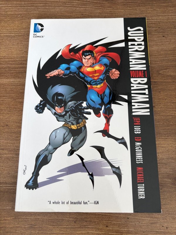 Superman Batman Vol #1 (DC Comics), raw, ungraded comic book — front cover